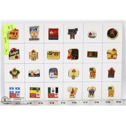 24 CANADA GAMES 89'  COLLECTOR PINS