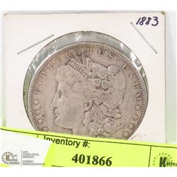 1883 US MORGAN SILVER DOLLAR