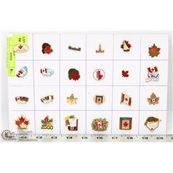24 CANADA  COLLECTOR PINS