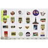 Image 1 : 24 VARIETY NO. 1  COLLECTOR PINS
