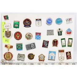 24 WORLD PINS INCL RUSSIA  COLLECTOR PINS