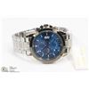 Image 1 : BOSCK BLUE FACE WATERPROOF STAINLESS STEEL WATCH