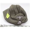 Image 1 : NAZI SS VINTAGE HAT STAMPED  BERLIN SS INSIDE