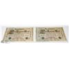 Image 1 : GERMAN 2 BANKNOTES INCL 1000, 1910 UNCIRCULATED