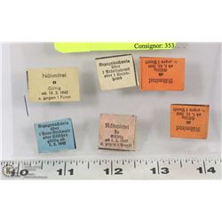 NAZI JEWISH GETTO LITZMONSTADT COUPONS