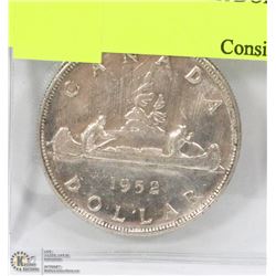 1952 CANADIAN SILVER DOLLAR