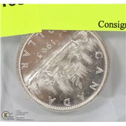 1965 CANADIAN SILVER DOLLA R