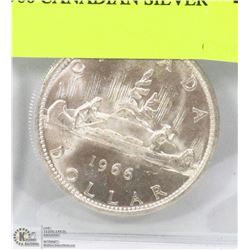 1966 CANADIAN SILVER DOLLAR