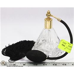 VINTAGE CRYSTAL PERFUME ATOMIZER