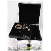 Image 1 : MIRRORED JEWELLERY BOX WITH CONTENTS