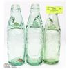 Image 1 : 3 ANTIQUE CODD BOTTLES INVENTED IN 1872