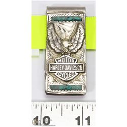 AUTHENTIC MEXICAN 925 HARLEY DAVIDSON MONEY CLIP
