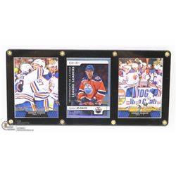 3 CONNOR MCDAVID HOCKEY CARDS.