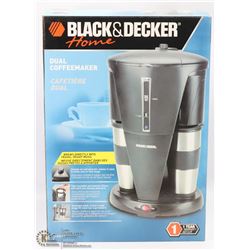 BLACK AND DECKER DUAL COFFEE MAKER