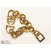 Image 3 : 12) ANNE KLEIN GOLD PLATED CHAINED WATCH