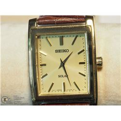 15) SEIKO SOLAR WATER RESISTANT 5 BAR GOLD