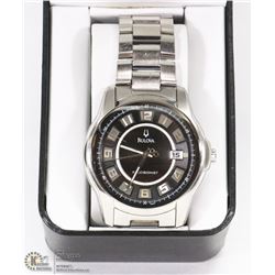 BULOVA PRECISIONIST CLAREMONT MEN'S ST. STEEL WATCH