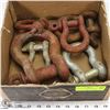 Image 1 : BOX OF 6 ASSORTED CLEVICES
