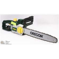 YARDWORKS 14" ELECTRIC CHAINSAW W/ OREGON CHAIN &