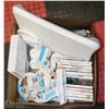 Image 1 : NINTENDO WII GAME SYSTEM WITH 11 GAMES & ACCES.
