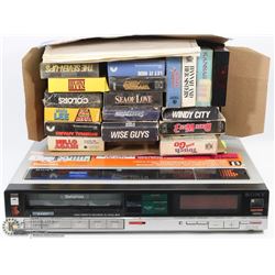 SONY BETA MACHINE WITH MANUAL AND 20 MOVIES