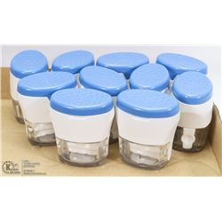 LOT OF 10 KITCHENCRAFT GARLIC SHREDDER/CHOPPER