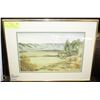 Image 1 : ORIGINAL WATER COLOR BY GLENDA BEAVER FRAMED AND