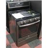 Image 1 : G.E. PROFILE 30" CONVECTION GAS RANGE SLATE COLOR