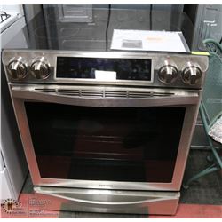 SAMSUNG 5.8CUFT INDUCTION TOP SLIDE IN CONVECTION