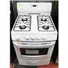Image 1 : GE 24" WHITE 4 BURNER GAS RANGE (CAN BE CONVERTED