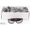 Image 1 : CASE OF DESIGNER SUNGLASSES, RED & BLACK FRAMES &