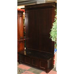 LARGE DEACONS BENCH. 52"X21"X90"H