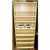 Image 1 : 8 SHELF BLONDE COLOR BOOKSHELF