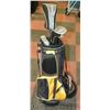 Image 1 : THUNDERBIRD YOUTH GOLF BAG WITH 6 MATCHING CLUBS