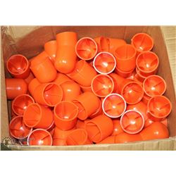 CASE OF REBAR PLASTIC CAPS
