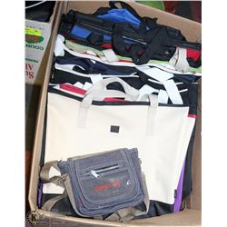 LOT OF 22 NEW BAGS TRAVEL, SHOPPING, GROCERY