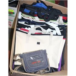 LOT OF 22 NEW BAGS TRAVEL, SHOPPING, GROCERY