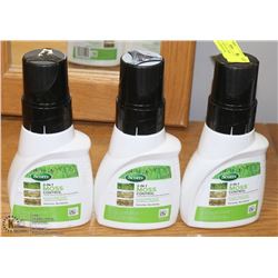 LOT OF 3 SCOTTS 2 IN 1 MOSS CONTROL, 500ML BOTTLES
