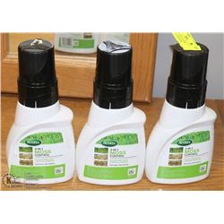 LOT OF 3 SCOTTS 2 IN 1 MOSS CONTROL, 500ML BOTTLES