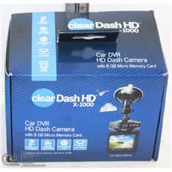 CLEAR DASH X1000 HIGH DEFININITION DASH CAMERA