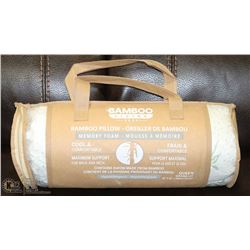 NEW BAMBOO MEMORY FOAM PILLOW. COOL & COMFORTABLE
