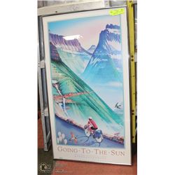GLACIER NATIONAL PARK "GOING TO THE SUN" ART