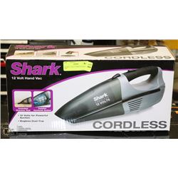 SHARK 12 VOLT CORDLESS HAND VAC
