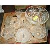 Image 1 : LARGE LOT OF ASSORTED CRYSTAL INCL PINWHEEL.