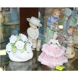 GROUP OF 4 ASSORTED ESTATE ORNAMENTS