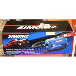NEW SIMONIZ 16 PIECE HEAVY DUTY VACUUM CLEANER KIT