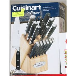 NEW CUISINART X-SERIES 15 PIECE CUTLERY SET
