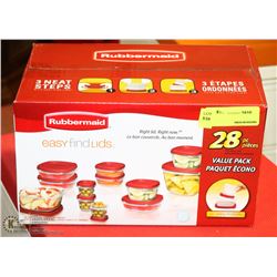 RUBBERMAID 28PC STORAGE  SET