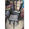 Image 1 : GROUP OF ASSORTED BAR STOOLS