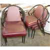 Image 1 : 6 LEATHERETTE STACKABLE CHAIRS